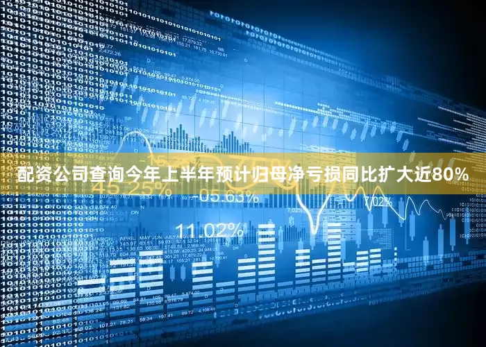 配资公司查询今年上半年预计归母净亏损同比扩大近80%