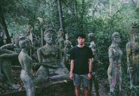 不敢久留，泰国阴庙有几百个“人类遗骸”制成的雕像