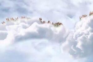 天空惊现玉皇大帝，北京天空出现天兵天将保驾护航(图片)