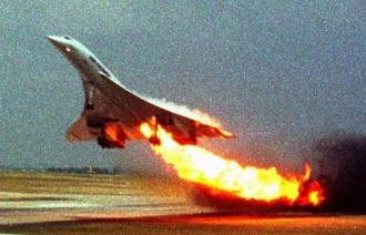 法国航空4590号班机空难，超音速客机唯一空难（死113人）