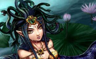 希腊神话最悲剧的蛇发女妖美杜莎，蛇发女妖美杜莎被神灵强奸后被杀死