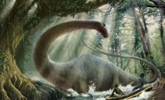 刚果魔克拉-姆边贝，科学推论由腕龙进化而成/躲水底专吃河马