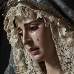 澳洲圣母像流泪事件，圣母像流泪的原因（天气原因造成）